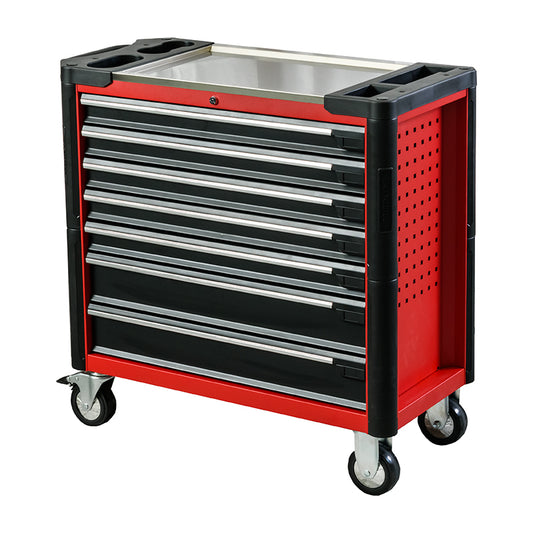 GAODELAI   GL3407L  Multi-functional tool truck seven-layer heavy tool truck tool cabinet trolley